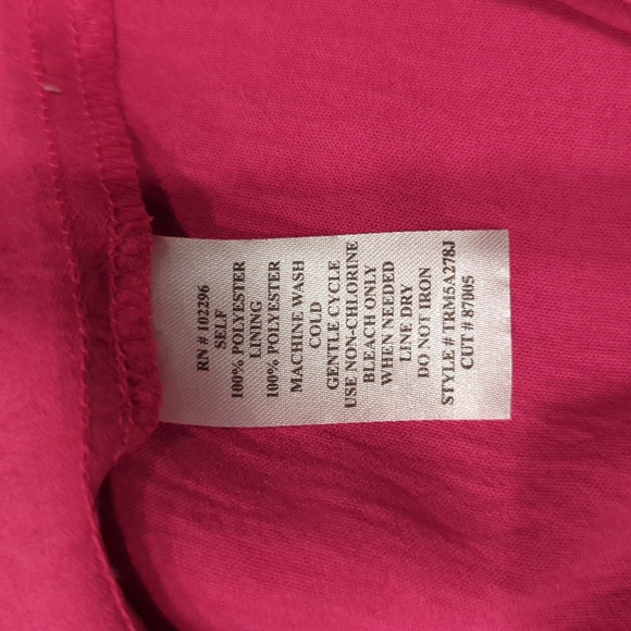 NWT Women's size 9/10 Fuchsia Dress - Picture 11 of 11